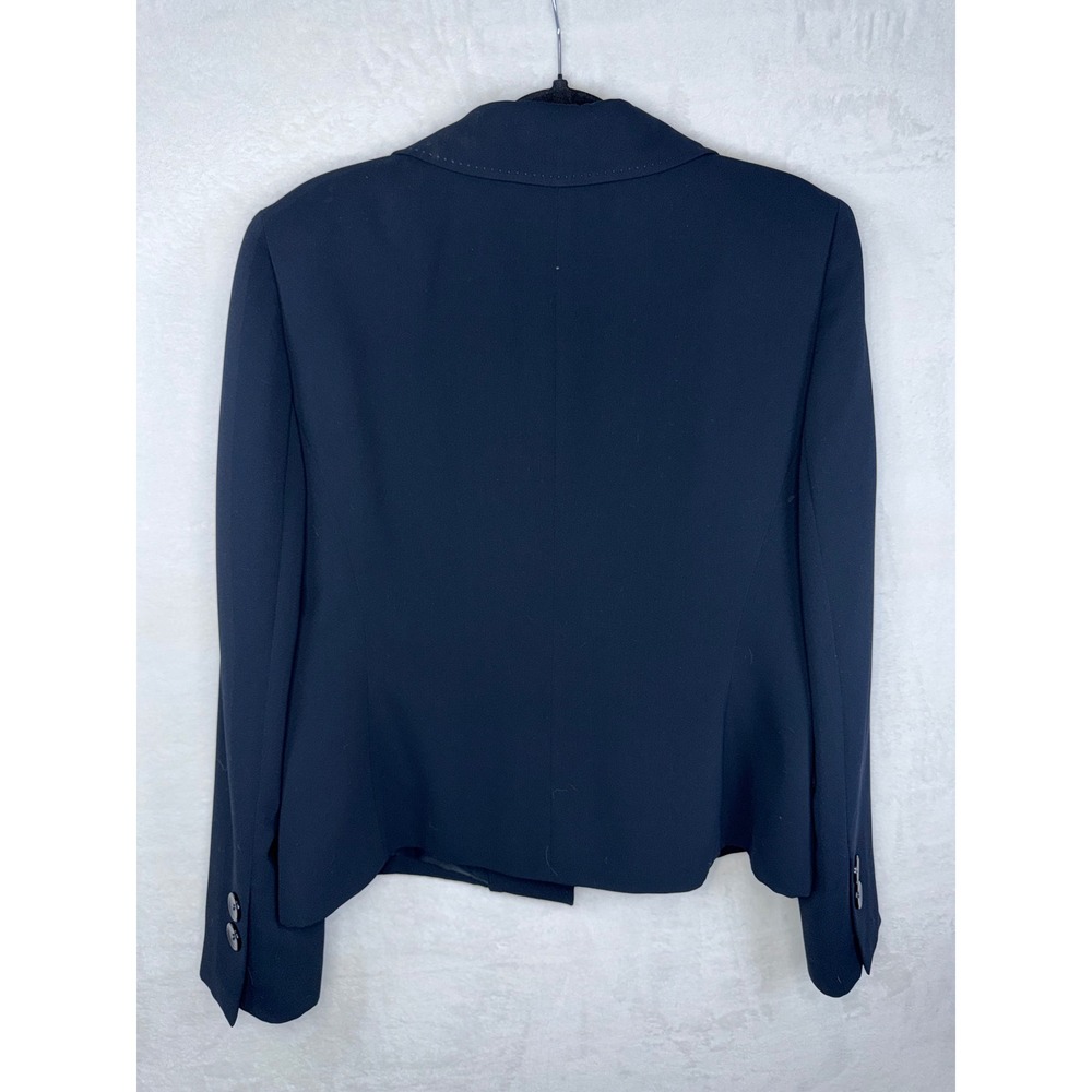 Casual Corner Navy Blue 3 Button Blazer Jacket Womens Size 12 NWT‎ 03121-0686C - Picture 4 of 9